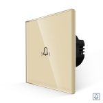 Buton Sonerie cu Touch, cu Revenire, din Sticla LUXION