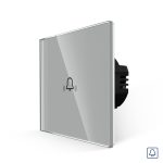 Buton Sonerie cu Touch, cu Revenire, din Sticla LUXION