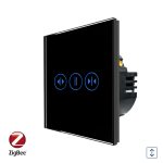 Intrerupator Rulouri cu Touch din Sticla LUXION, Protocol Zigbee Tuya