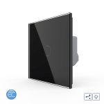 Intrerupator Simplu Cap Scara / Cruce cu Dimmer cu Touch LIVOLO din Sticla - Protocol ZigBee EC