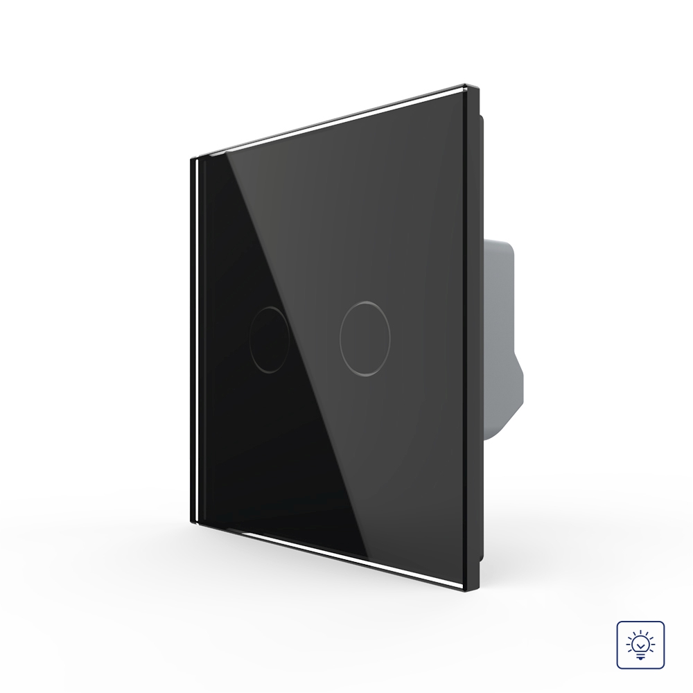 001-in1-1-5.jpg Intrerupator Dublu cu Variator LIVOLO cu Touch Din Sticla - Serie Noua - imagine 1