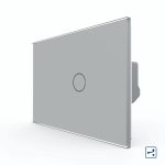 Intrerupator Simplu Cap Scara / Cruce cu Touch LIVOLO din Sticla, Standard Italian