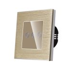 Intrerupator Triplu cu Touch din Sticla si Rama de Aluminiu LUXION, 500W