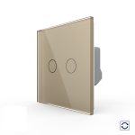 Intrerupator Dublu cu Reset si Contact Uscat LIVOLO - Serie Noua