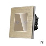 Intrerupator Dublu Wi-Fi cu Touch din Sticla si Rama de Aluminiu LUXION