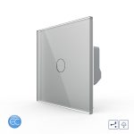 Intrerupator Simplu Cap Scara / Cruce cu Dimmer cu Touch LIVOLO din Sticla - Protocol ZigBee EC