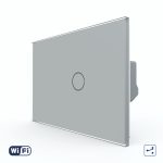 Intrerupator Simplu Cap Scara / Cruce Wi-Fi cu Touch LIVOLO, standard italian – Serie Noua