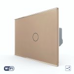 Intrerupator Simplu Cap Scara / Cruce Wi-Fi cu Touch LIVOLO, standard italian – Serie Noua