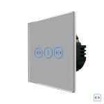 Intrerupator Wi-Fi Draperie cu Touch din Sticla LUXION