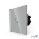 Intrerupator Simplu cu Variator cu Touch din Sticla LUXION, RF433