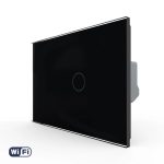 Intrerupator Simplu Wi-Fi cu Touch LIVOLO din Sticla, Standard Italian – Serie Noua