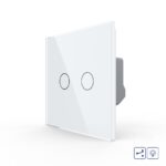 Intrerupator Dublu Cap Scara / Cruce cu Variator si Touch LIVOLO - Serie Noua