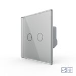 Intrerupator Dublu Cap Scara / Cruce cu Variator si Touch LIVOLO - Serie Noua