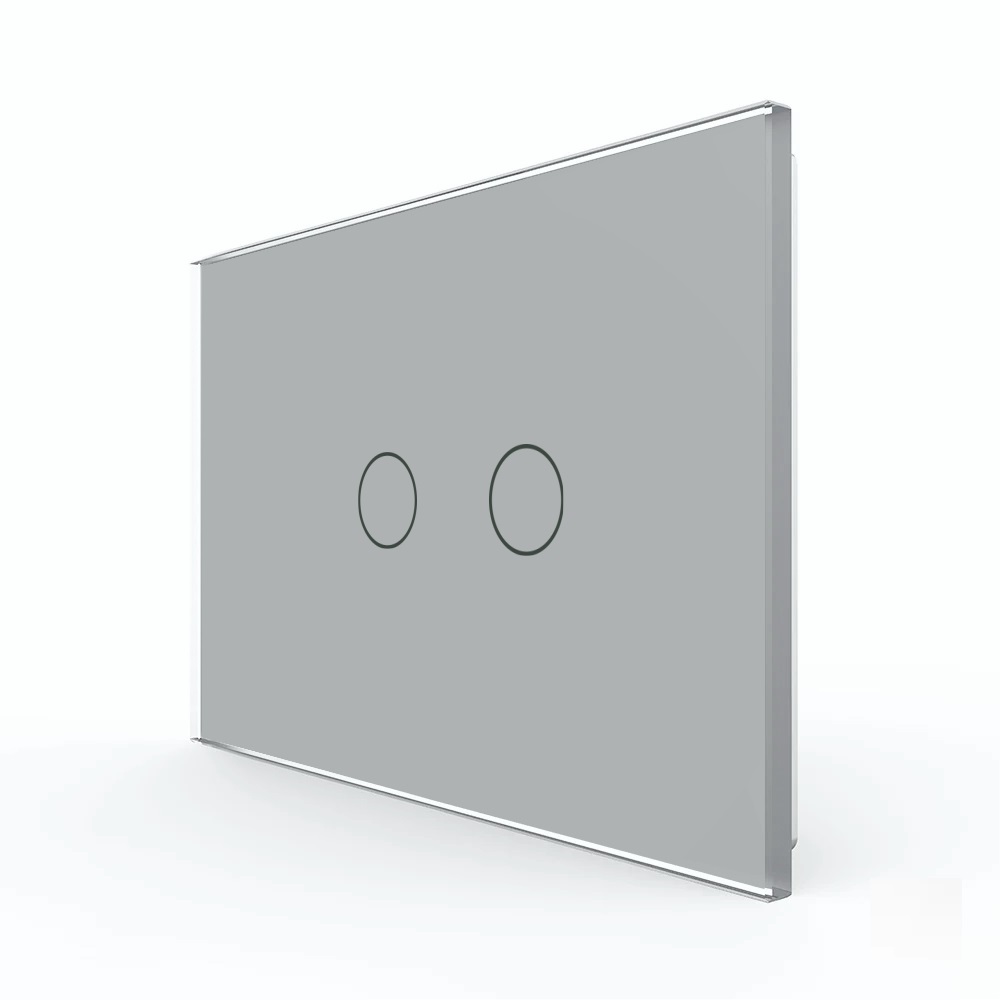 001-intrerupator-dublu-wireless-cu-touch-livolo-din-sticla-vl-fc2r-2g-3i-gri.jpg Intrerupator Dublu cu Touch LIVOLO din Sticla – Standard Italian - imagine 1