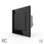 Intrerupator Simplu Cap Scara / Cruce cu Touch LIVOLO cu Rama din Sticla - Protocol Zigbee EC