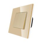 Intrerupator Simplu Mecanic LUXION cu Rama din Sticla