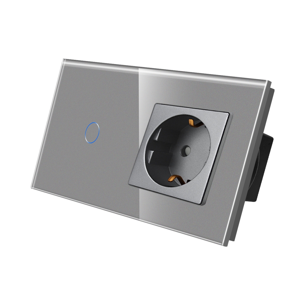 001-intrerupator-simplupriza-cu-rama-sticla-luxion-lx-st-101-mp010-gy-gri.jpg Intrerupator Simplu + Priza cu Rama din Sticla LUXION - imagine 1