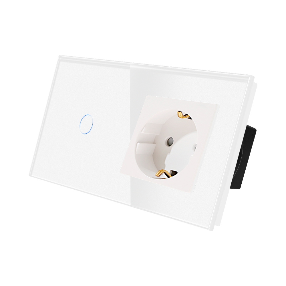 001-intrerupator-simplupriza-cu-rama-sticla-luxion-lx-st-101-mp010-w-alb.jpg Intrerupator Simplu + Priza cu Rama din Sticla LUXION - imagine 1