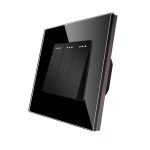 Intrerupator Triplu Mecanic LUXION cu Rama din Sticla