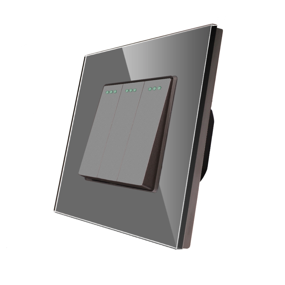 001-intrerupator-triplu-mecanic-luxion-rama-sticla-lx-mp006gf-gy-gri.jpg Intrerupator Triplu Mecanic LUXION cu Rama din Sticla - imagine 1