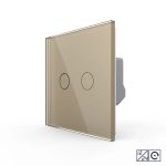 Intrerupator Dublu cu Revenire, Contact Uscat si 12/24V cu Touch LIVOLO – Serie Noua