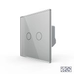 Intrerupator Dublu cu Revenire, Contact Uscat si 12/24V cu Touch LIVOLO – Serie Noua