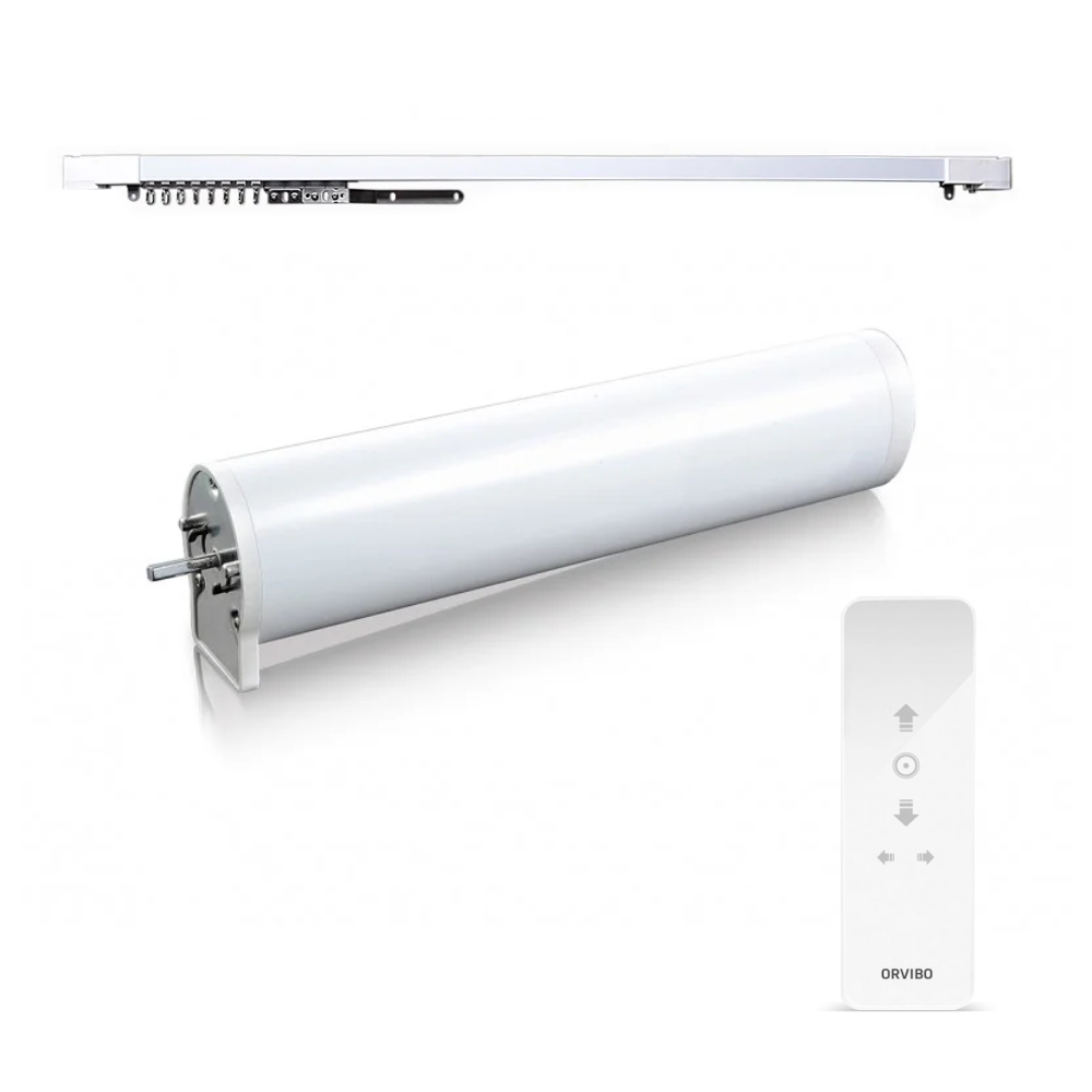 001-kit-orvibo.jpg Kit Sina Draperie cu Deschiere Laterala Orvibo, Lungime 3 m, Inclus motor & Telecomanda, Motor W40CZ - imagine 1