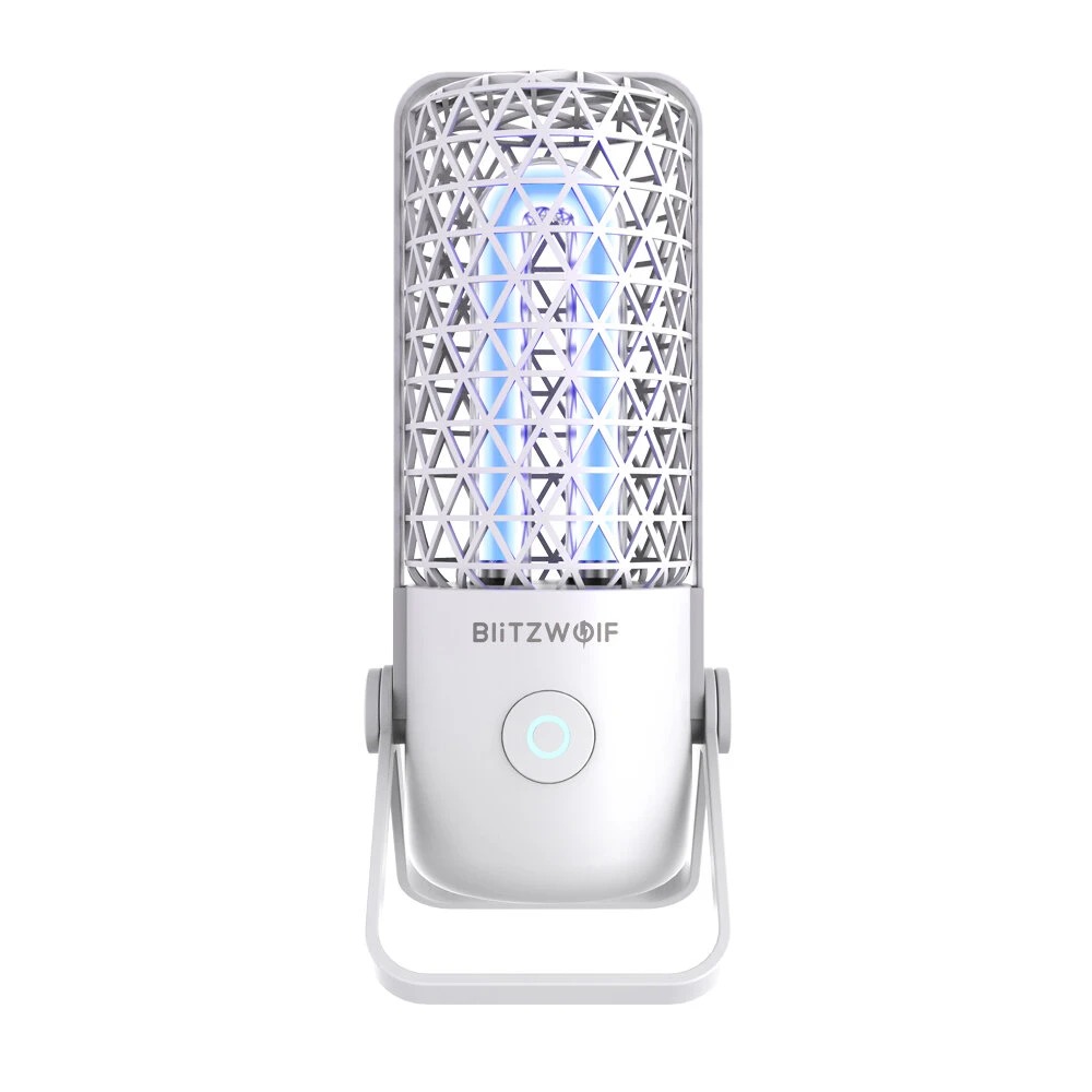 001-lampa-de-sterilizare-blitzwolf-bw-fun4-alb.jpg Lampa de sterilizare BlitzWolf BW-FUN4, Portabila, Ultraviolete si ozon, Baterie 700 mAh - imagine 1