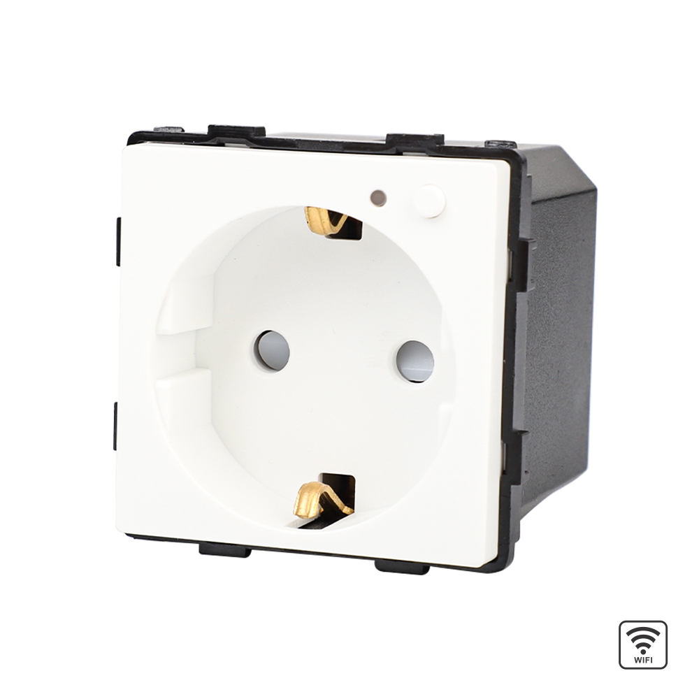 001-modul-priza-inteligenta-pentru-perete-luxion-wifi-lx-mp034w-alb.jpg Modul Priza Inteligenta Wi-Fi cu Monitorizare Consum, Fara Rama Din Sticla LUXION - imagine 1