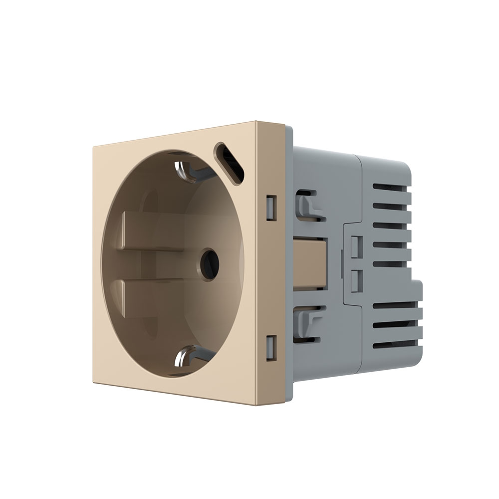 001-modul-priza-schukousb-c-livolo-c7-vl-fctf16auc18w-2ap-auriu.jpg Modul Priza Schuko + USB-C LIVOLO, Standard German - Serie Noua - imagine 1