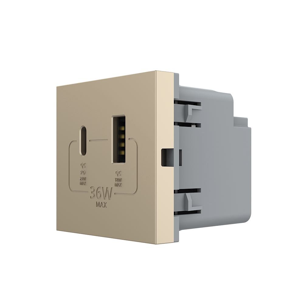 001-modul-priza-usb-ausb-c-livolo-c7-vl-fcua18wuc18w-2ap-auriu.jpg Modul Priza USB-A + USB-C LIVOLO – Serie Noua - imagine 1