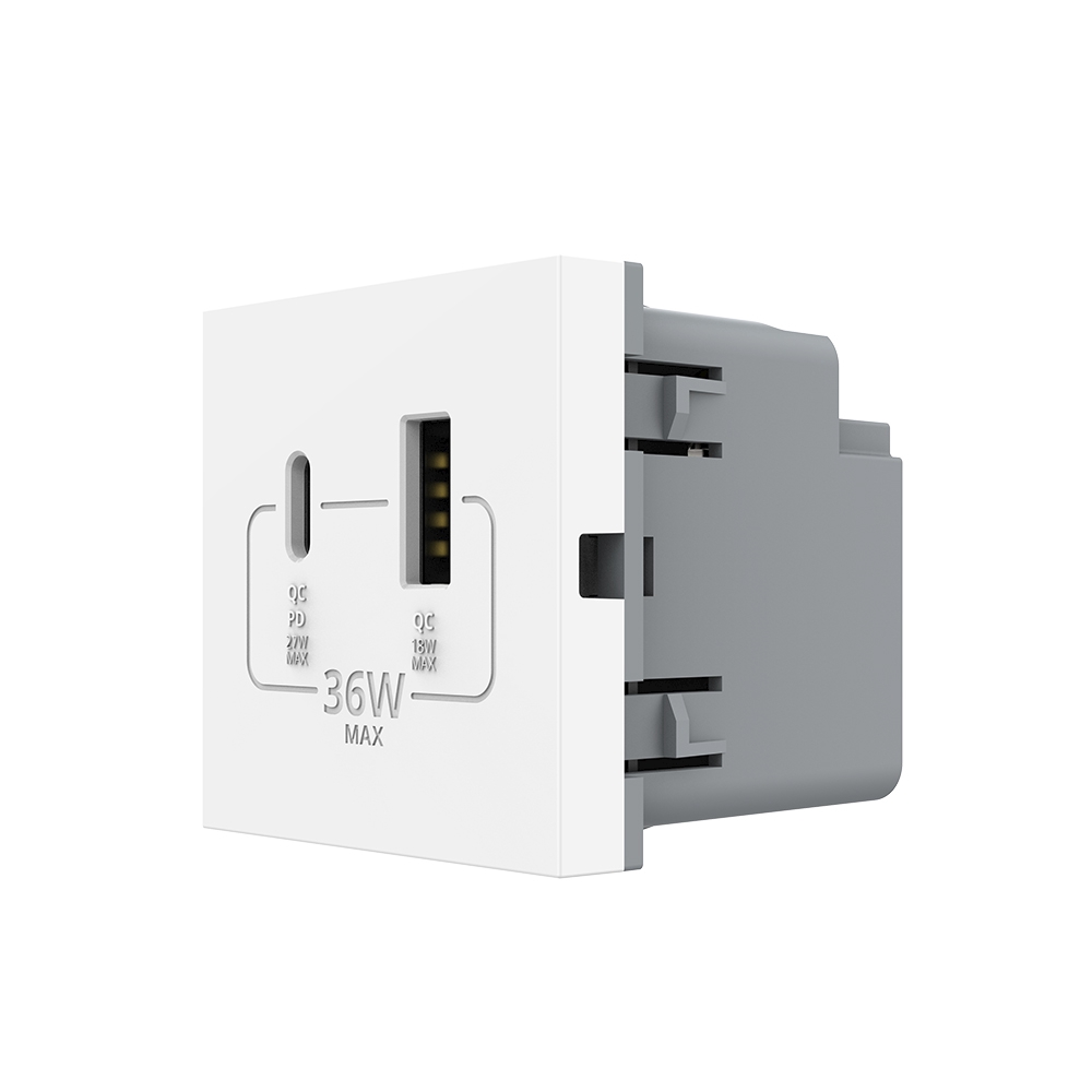 001-modul-priza-usb-ausb-c-livolo-c7-vl-fcua18wuc18w-2wp-alb.jpg Modul Priza USB-A + USB-C LIVOLO – Serie Noua - imagine 1