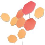 Kit 9 Panouri luminoase Nanoleaf Shapes Hexagons, 16 Milioane culori, Tehnologie LED RGBW, Cablu 2.5 m - imagine 2
