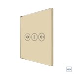 Panou Intrerupator Draperii cu Touch Din Sticla LUXION