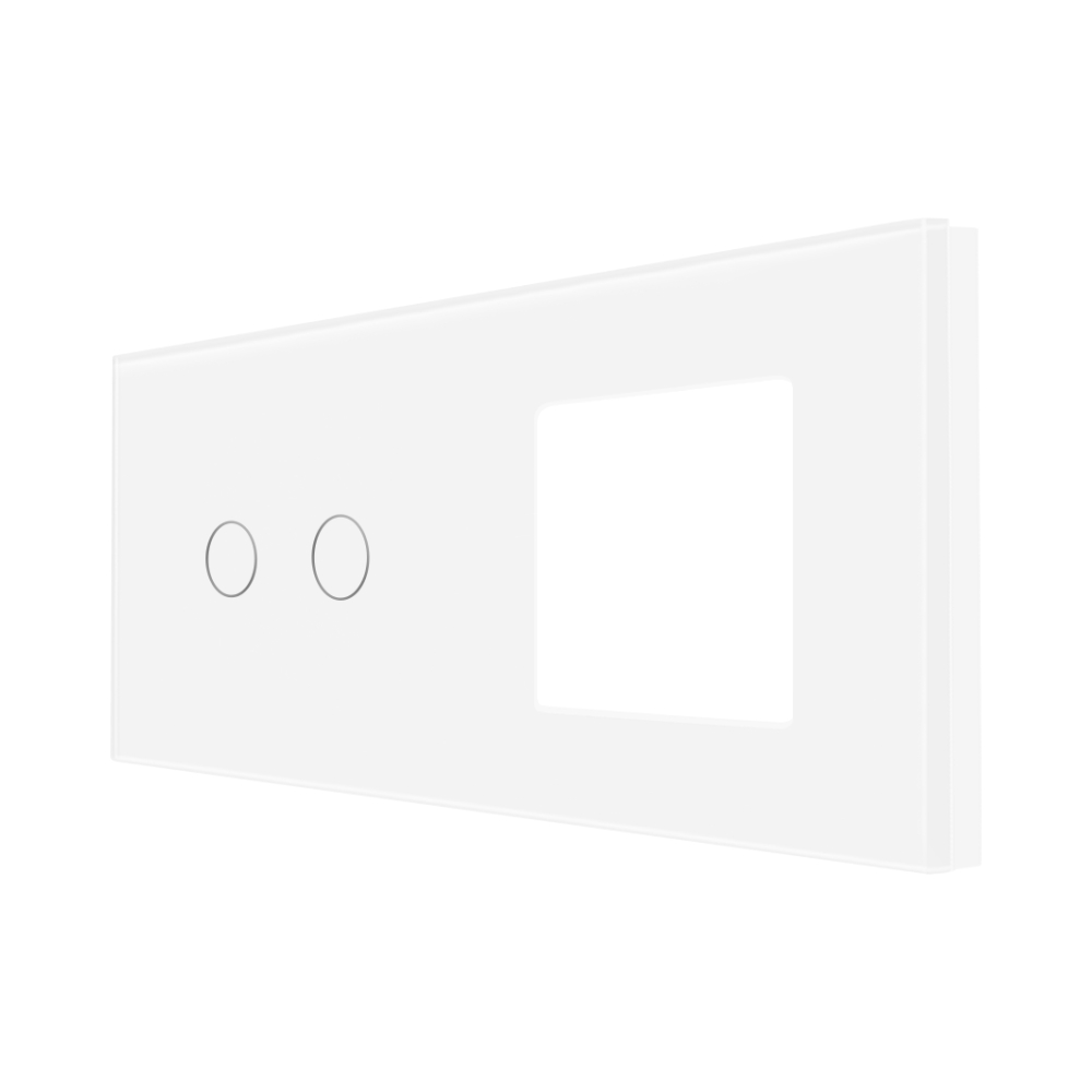 001-panou-intrerupator-dublu-cu-touchpriza-simpla-luxion-sticla-lx-gp017w-alb.jpg Panou Intrerupator Dublu cu Touch si Priza Simpla Din Sticla LUXION - imagine 1