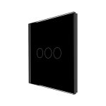 Panou Intrerupator Triplu cu Touch Din Sticla LUXION