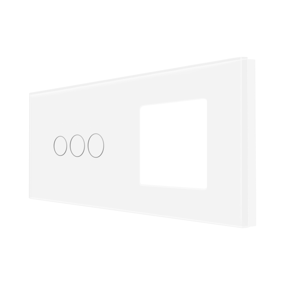 001-panou-intrerupator-triplu-touchpriza-simpla-luxion-sticla-lx-gp018w-alb.jpg Panou Intrerupator Triplu cu Touch si Priza Simpla Din Sticla LUXION - imagine 1