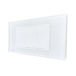 Priza blank - goala Livolo cu rama din sticla - standard italian - imagine 2