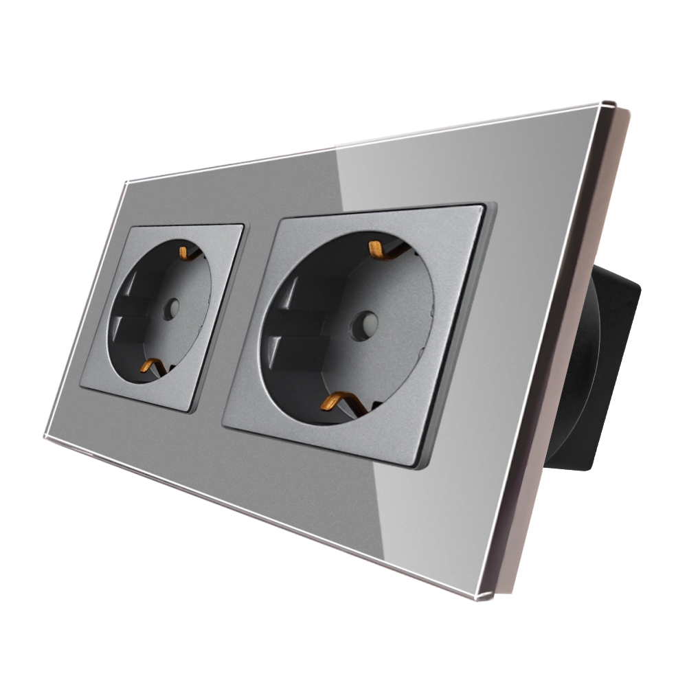 001-priza-dubla-luxion-cu-rama-din-sticla-lx-2mp010g-gy-gri.jpg Priza Dubla cu Rama din Sticla LUXION - imagine 1