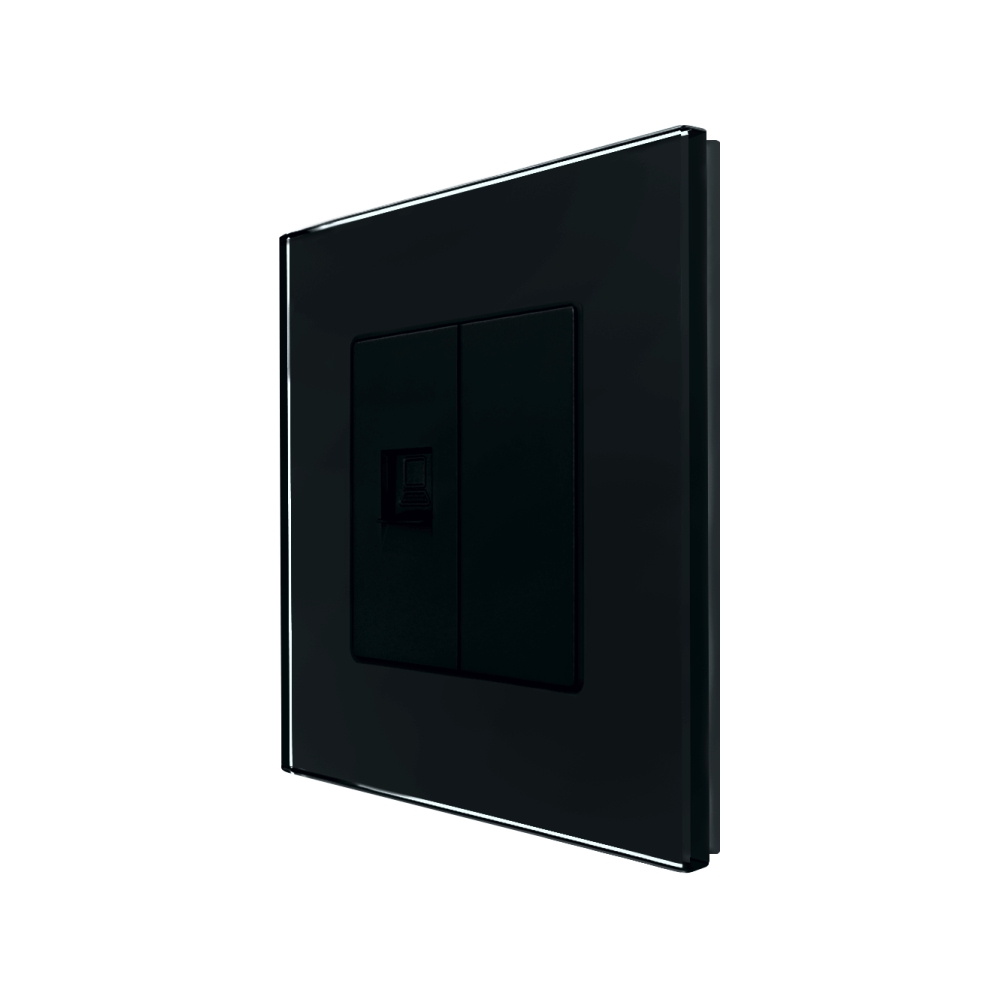 001-priza-internet-rama-sticla-luxion-lx-mp025g-b-negru.jpg Priza Internet cu Rama din Sticla LUXION - imagine 1