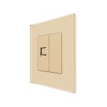 Priza Telefon + Blank cu Rama din Sticla LUXION