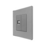 Priza Telefon + Blank cu Rama din Sticla LUXION