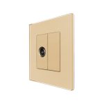 Priza TV cu Rama din Sticla LUXION