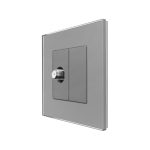 Priza TV Satelit cu Rama din Sticla LUXION