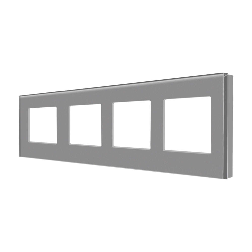 001-rama-cvadrupla-luxion-din-sticla-lx-m1-4fgy-gri.jpg Rama Cvadrupla LUXION Din Sticla - imagine 1