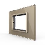 Rama din sticla Livolo standard Italian 3 module - Serie noua