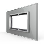 Rama din sticla Livolo standard Italian 4 module - Serie noua