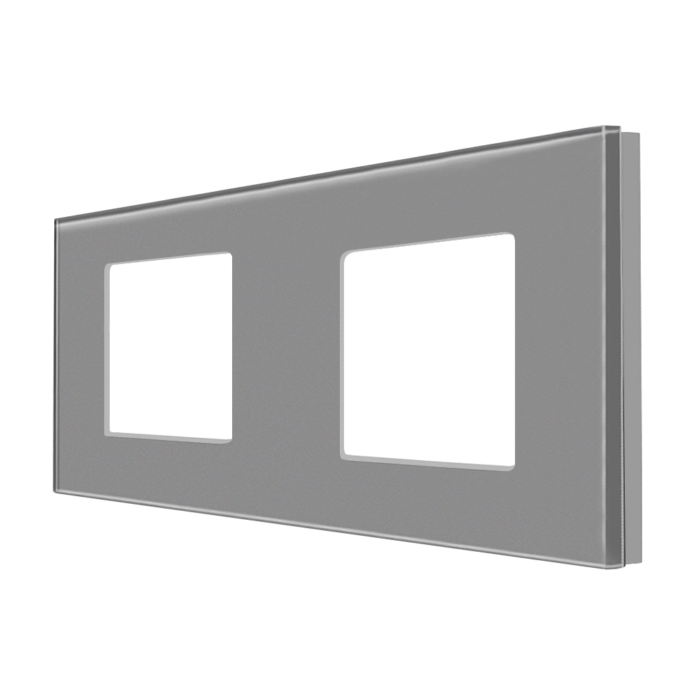 001-rama-dubla-luxion-din-sticla-lx-m1-2fgy-gri.jpg Rama Dubla LUXION Din Sticla - imagine 1