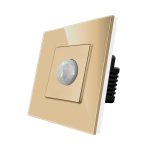 Senzor de Miscare PIR LUXION cu Rama din Sticla