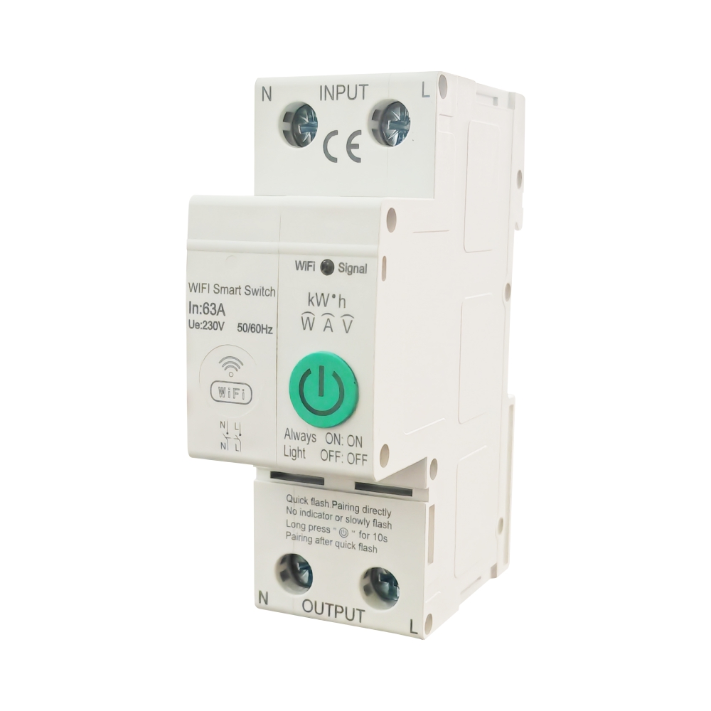 001-teleruptor-luxion-wifi-tuya-smart-lx-tyrc2p-63sm.jpg Siguranta automata Wi-Fi LUXION, 63A 2 Poli (1P+N), Monitorizare consum, Control aplicatie - imagine 1